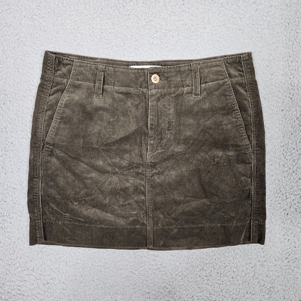 INES DE LA FRESSANGE Uniqlo Women's Corduroy Brown Mini Skirt Size 0